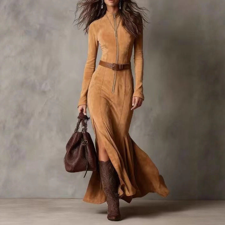 Éadaoin™ | Vintage maxi dress with zipper