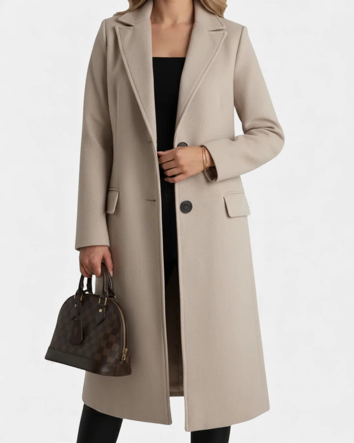 Aoibhe™ | Long coat with a classic, sophisticated style