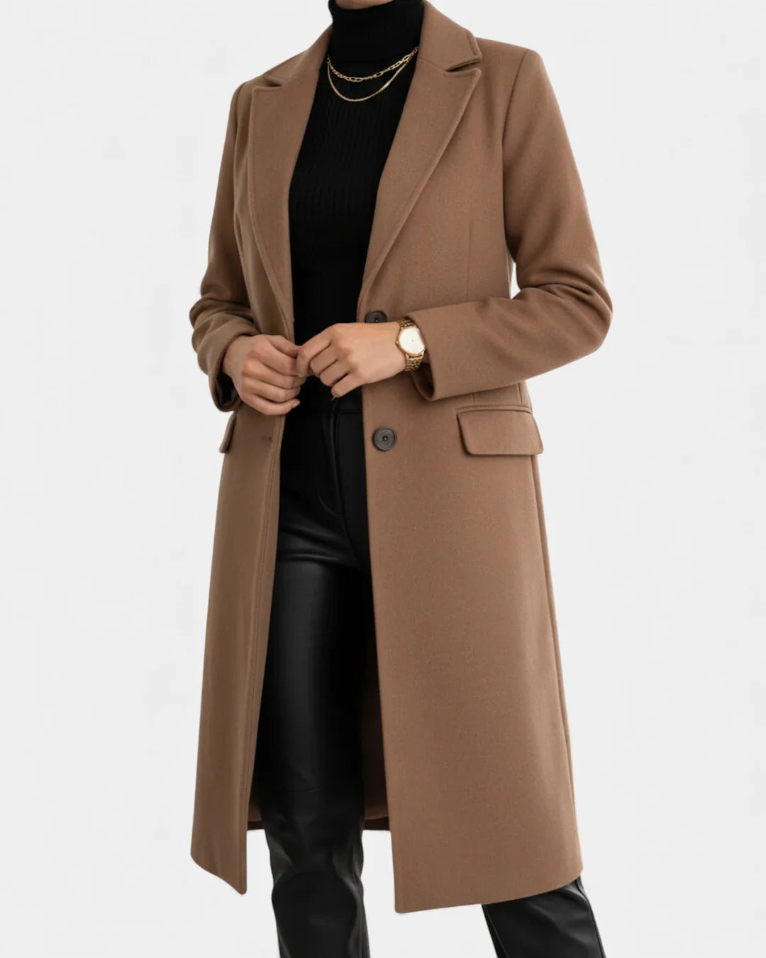 Aoibhe™ | Long coat with a classic, sophisticated style