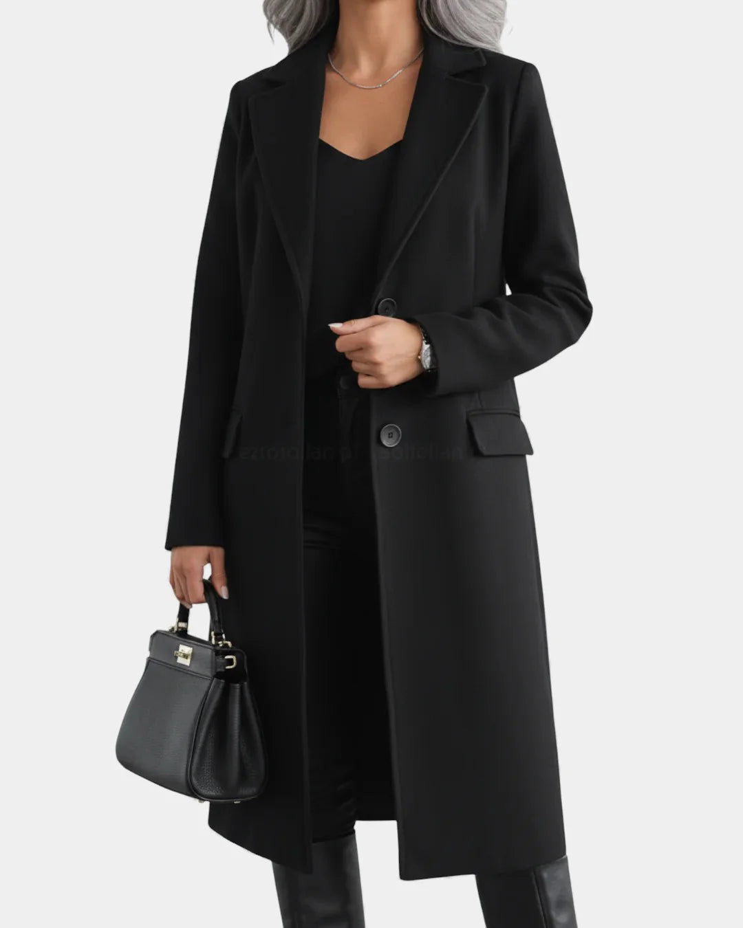 Aoibhe™ | Long coat with a classic, sophisticated style