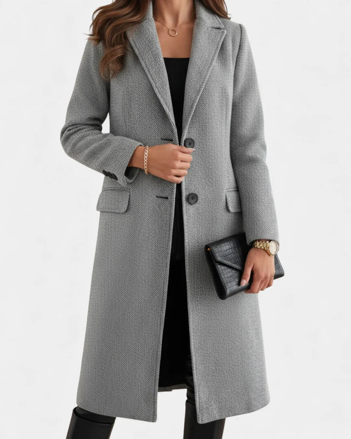 Aoibhe™ | Long coat with a classic, sophisticated style